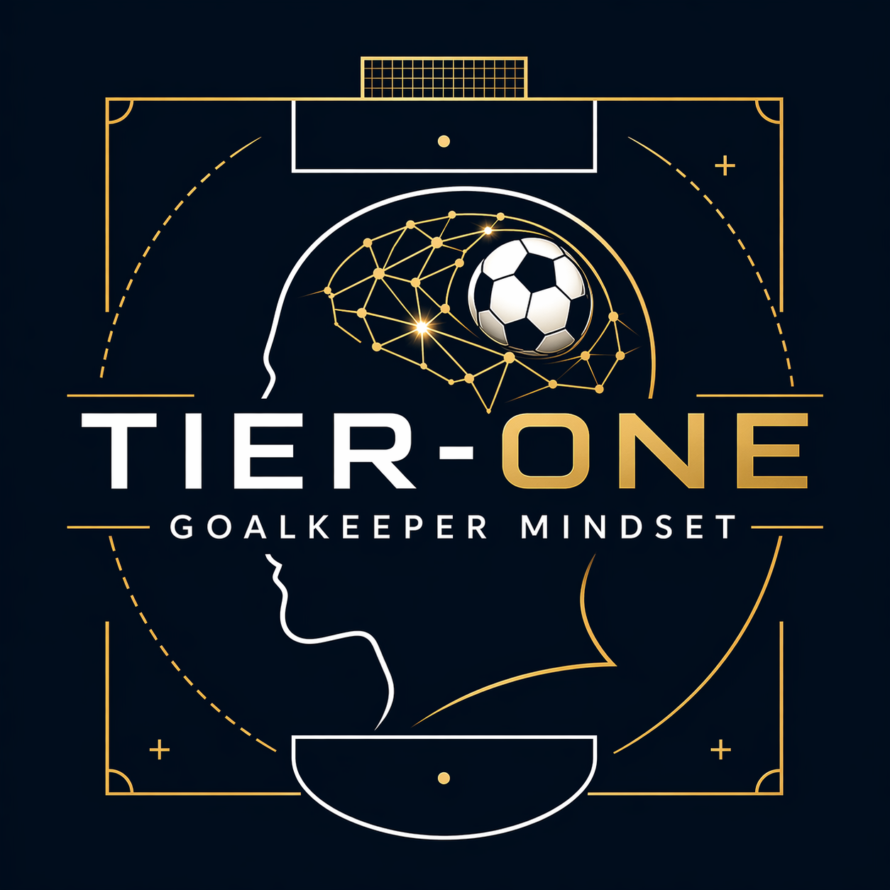 Tier-One Goalkeeper Mindset embleem